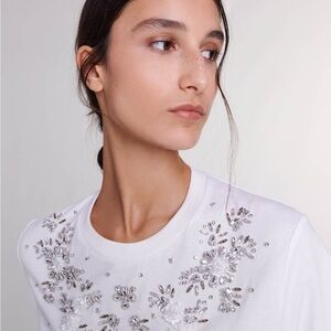 Maje Rhinestone T-shirt